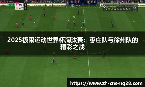 2025极限运动世界杯淘汰赛:枣庄队与徐州队的精彩之战