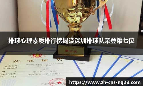 排球心理素质排行榜揭晓深圳排球队荣登第七位